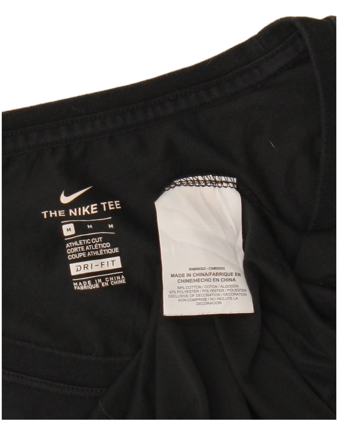 NIKE Colorado Spirit Graphic Camiseta para Mujer UK 12 Medium Black Cotton