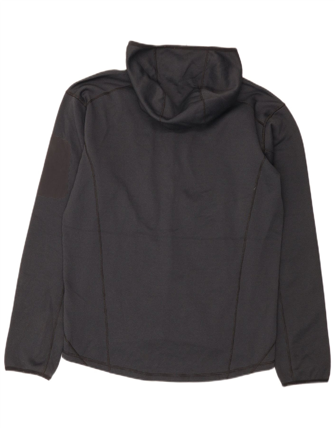 Berghaus Chaqueta de chándal con capucha para hombre, poliéster negro mediano