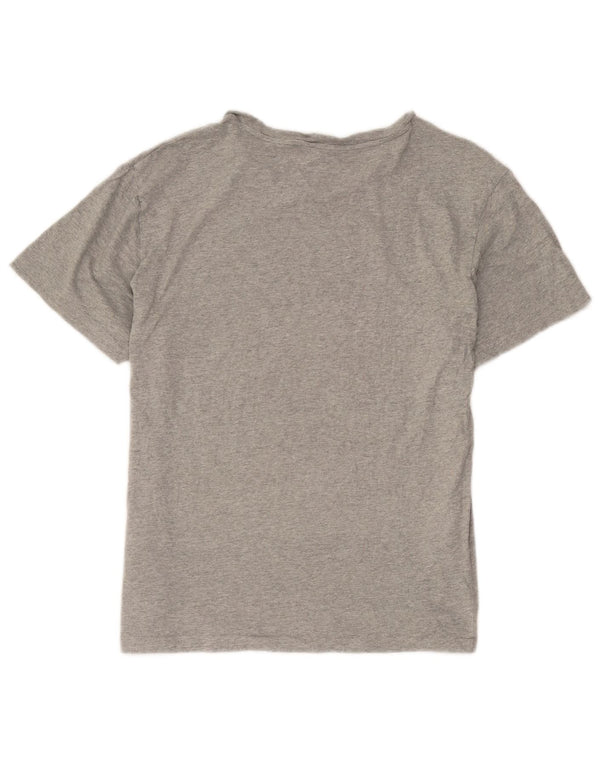 Polo Ralph Lauren Camiseta gráfica para mujer Top UK 16 Grande Gris Algodón