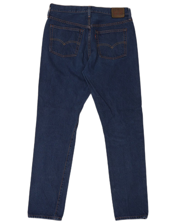 Levi's Hombre 501 S Slim Straight Jeans W29 L30 Algodón Azul