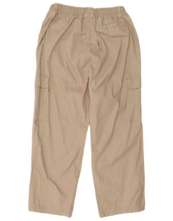 Farah Hombre Pantalones Cargo Rectos XL W34 L27 Algodón Beige