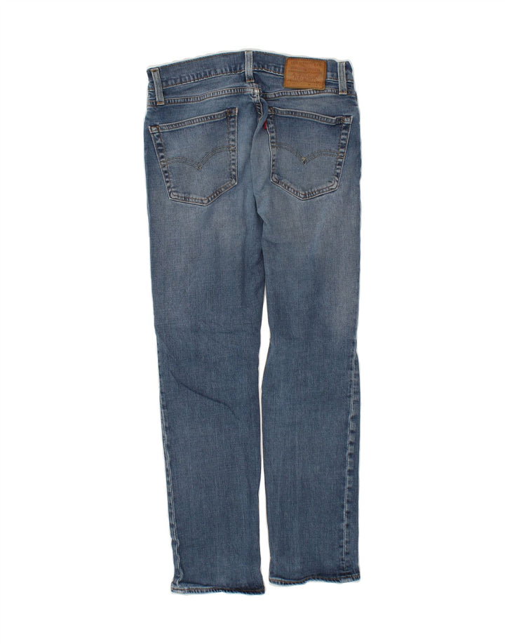 LEVI'S Womens 511 Distressed Straight Jeans W30 L30 Blue Cotton Vintage Levi's and Second-Hand Levi's from Messina Hembry 