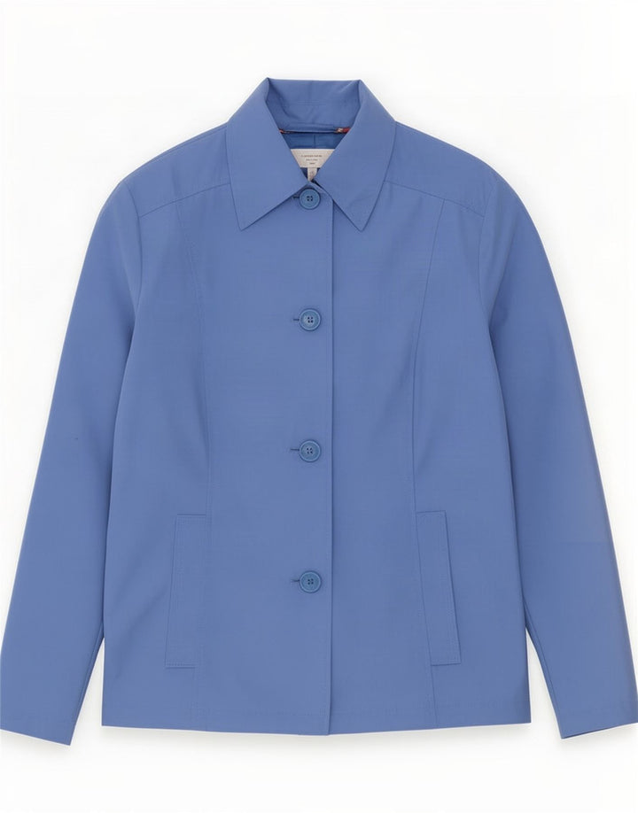 Marks & Spencer Chaqueta Bomber para Mujer UK 40 Grande Poliéster Azul