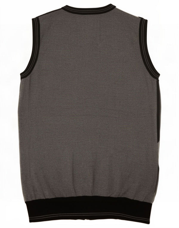 Jack & Jones Camiseta sin mangas para hombre Medium Black Argyle/Diamond Cotton
