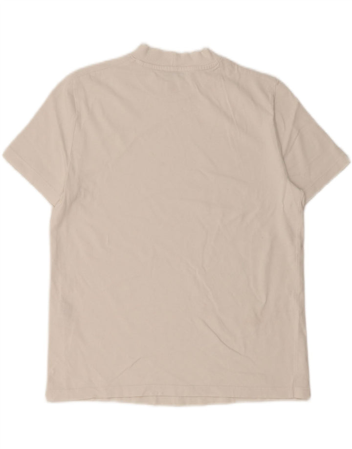 Zara Hombre Camiseta Top Small Off White Algodón