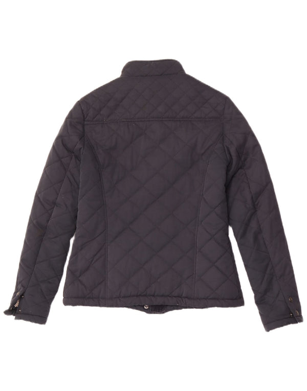 Chaqueta acolchada para mujer Fat Face UK 8 Small Poliéster azul marino