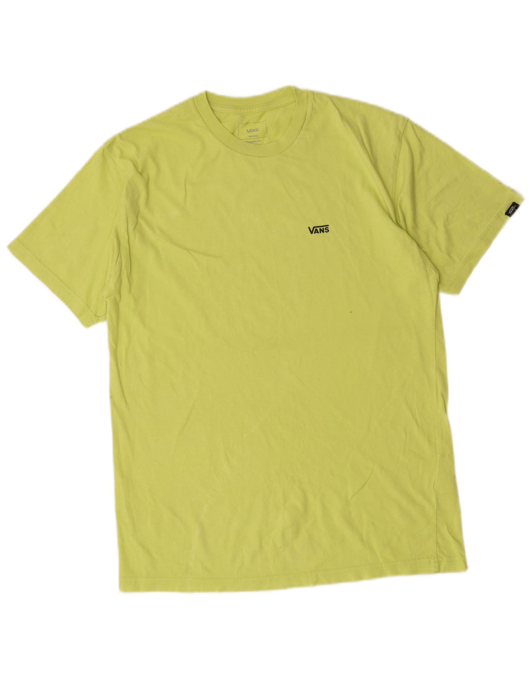 Vans Hombre Classic Fit Camiseta Top Algodón Verde Medio