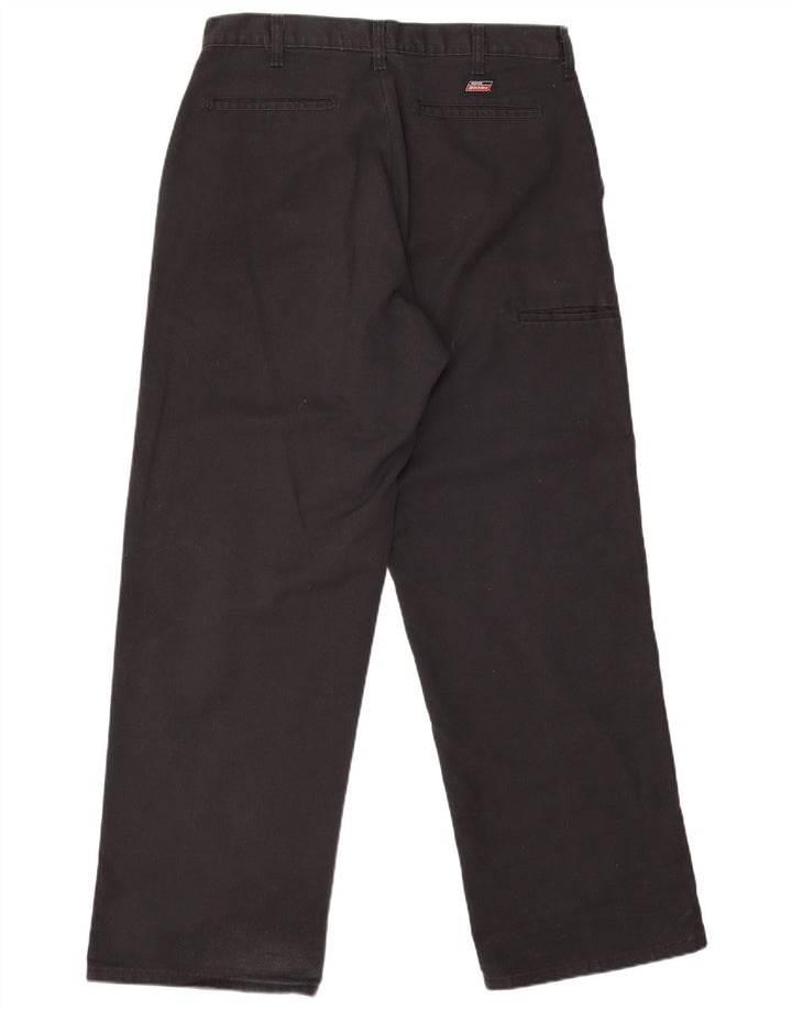 Dickies Pantalones cargo rectos para hombre W32 L31 Poliéster negro
