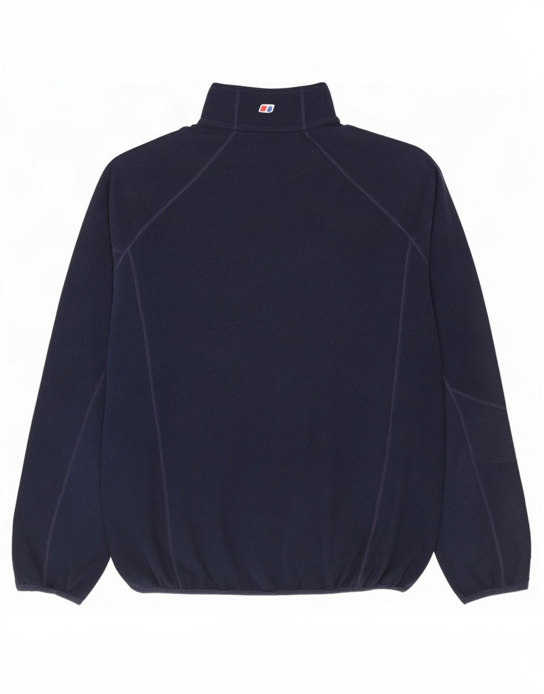 Berghaus - Jersey de forro polar con cuello y cremallera para hombre, talla grande, poliéster azul marino