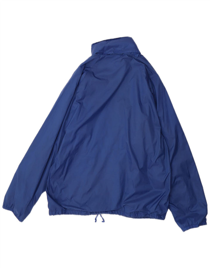 LOTTO Chaqueta impermeable con capucha para hombre UK 40 Large Nylon azul