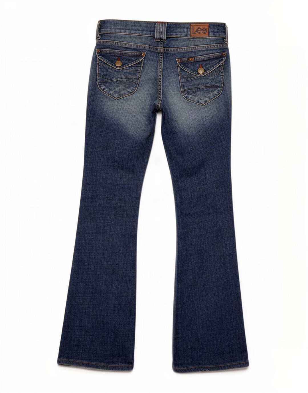 Vaqueros Lee Leola Bootcut para mujer W27 L35 Algodón azul