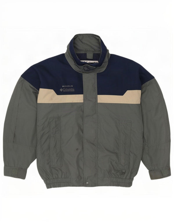 Columbia Bugaboo - Chubasquero holgado para hombre, talla 38, color gris medio