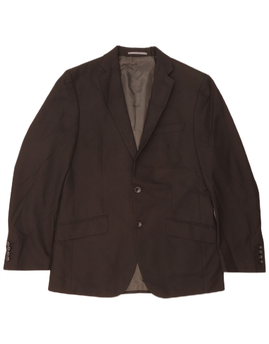 Marks & Spencer Chaqueta tipo blazer de 2 botones para hombre UK 38 Mediano Negro Poliéster