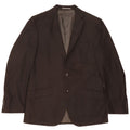 Marks & Spencer Chaqueta tipo blazer de 2 botones para hombre UK 38 Mediano Negro Poliéster