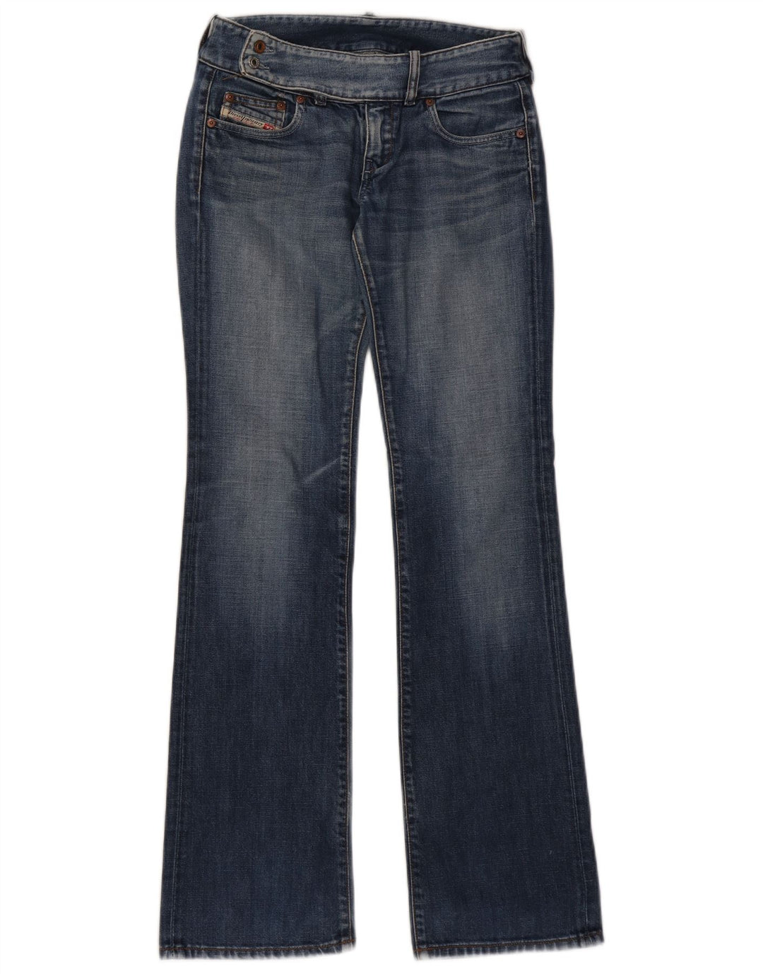 Vaqueros Bootcut Mujer Diesel W27 L33 Algodón Azul