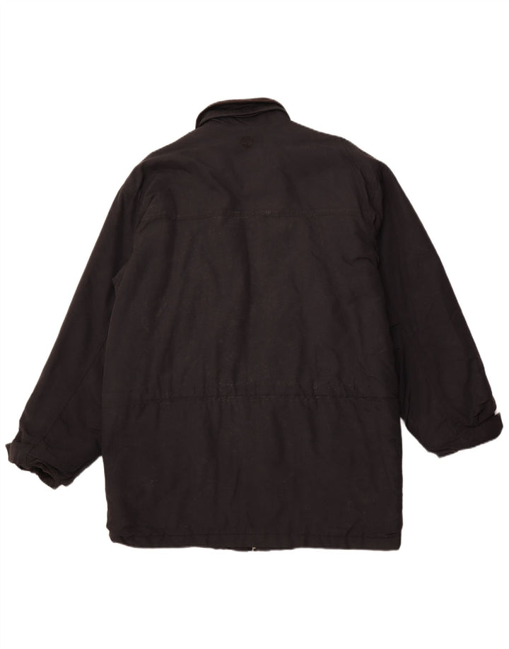 TIMBERLAND Chaqueta cortavientos holgada para hombre UK 36 Small Black Nylon