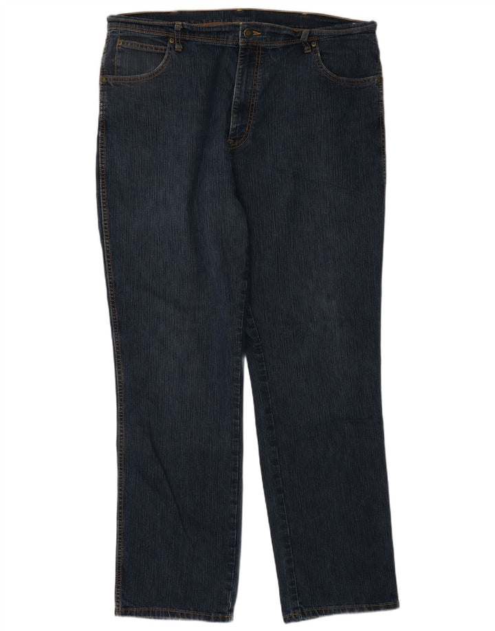 WRANGLER Vaqueros rectos de corte regular para hombre W40 L34 Algodón azul
