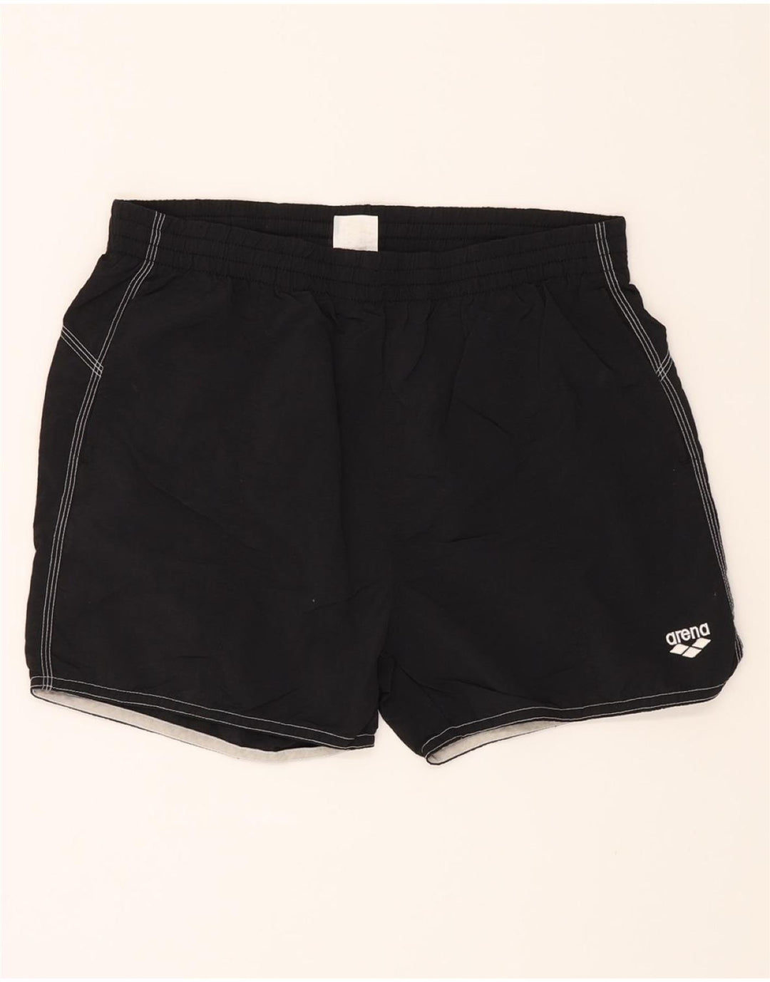 ARENA Mens Sport Shorts XL  Black Polyester Vintage Arena and Second-Hand Arena from Messina Hembry 