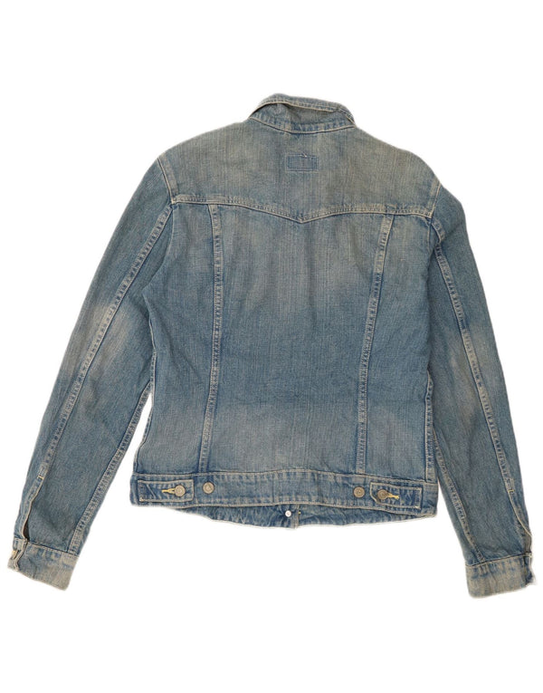 Levi's Chaqueta vaquera para mujer UK 12 Algodón azul medio