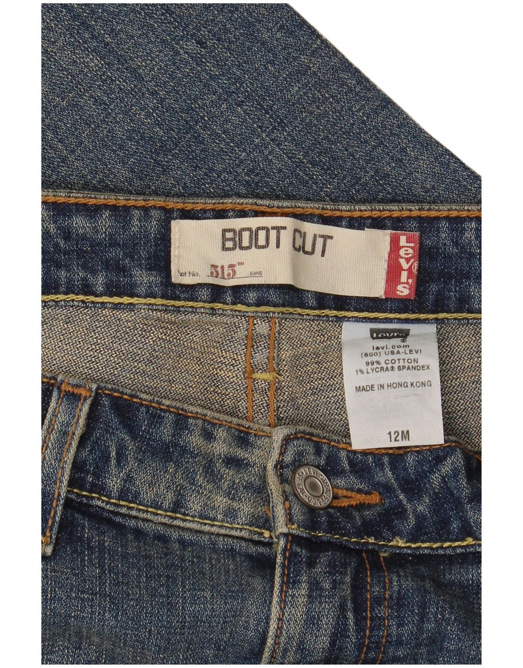 Levi's Jeans 515 Bootcut para mujer US 12 Large W32 L30 Algodón azul