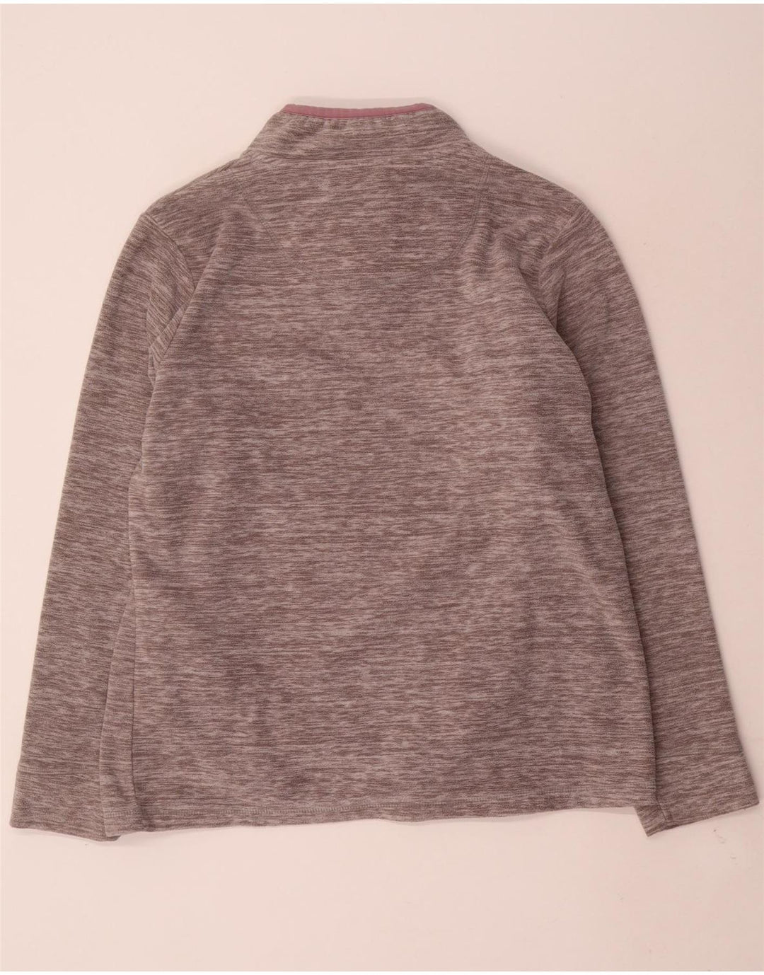 WEIRD FISH Jersey de forro polar extragrande para mujer UK 46 Grande gris moteado