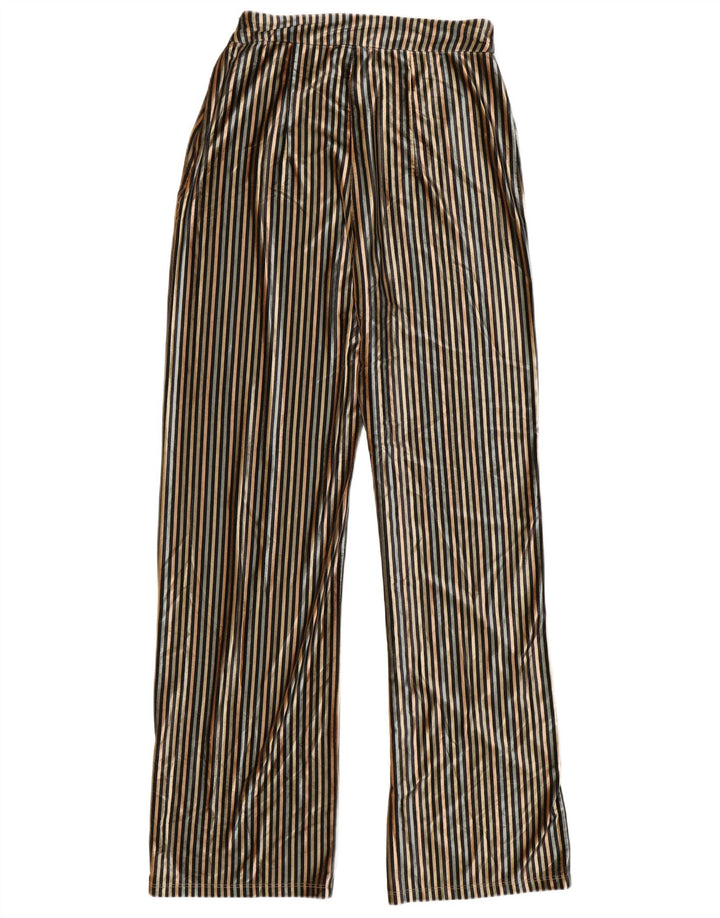 Zara Mujer Pantalón Talle Alto Mediano W28 L32 Rayas Multicolor