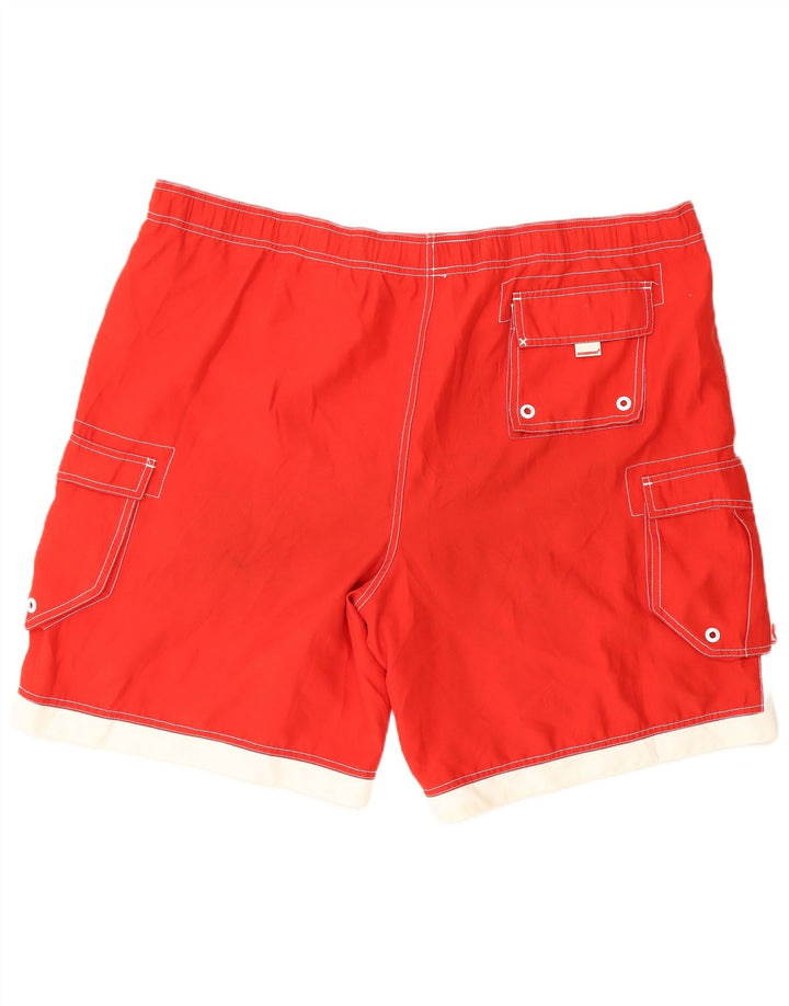 MOSSIMO Bañador Hombre XL Rojo Colorblock Poliéster