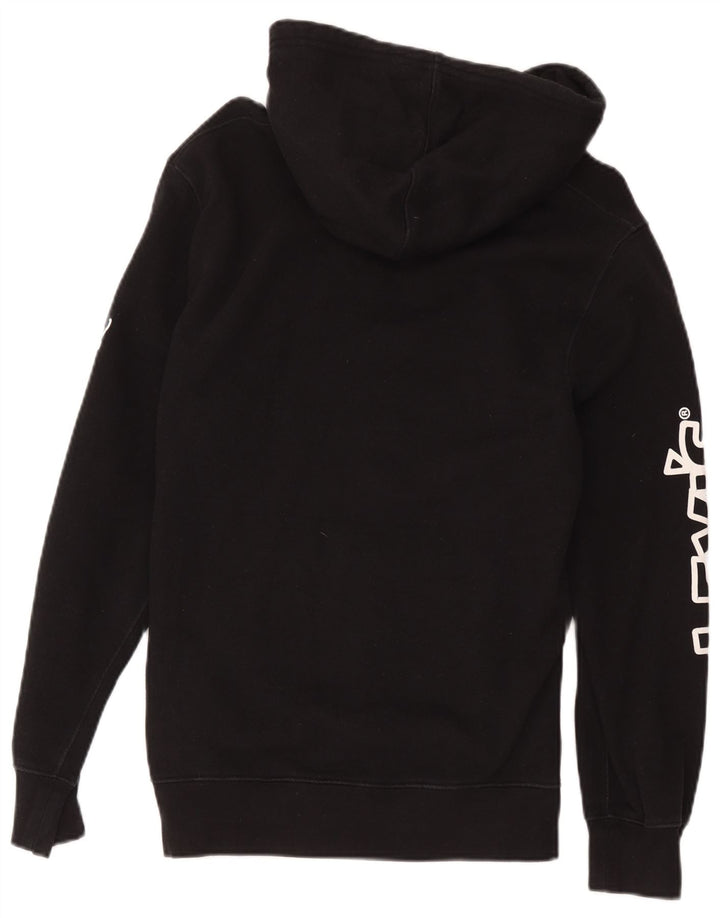 Levi's Sudadera con capucha y estampado de Mickey Mouse para hombre, talla grande, algodón negro