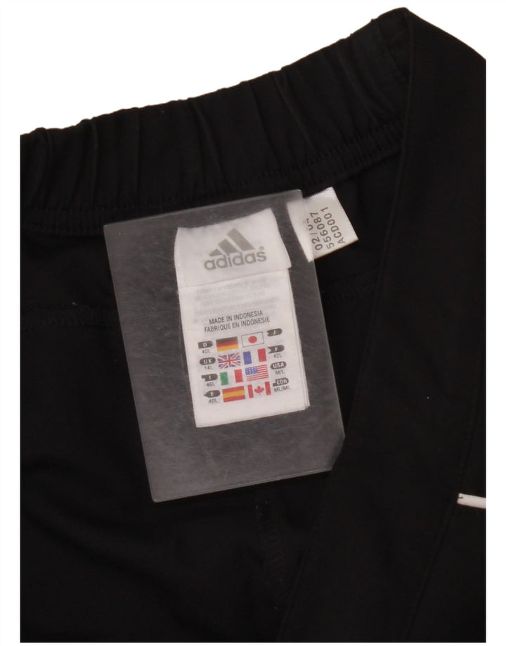 ADIDAS Pantalones de chándal para mujer UK 44 Mediano Negro Poliéster