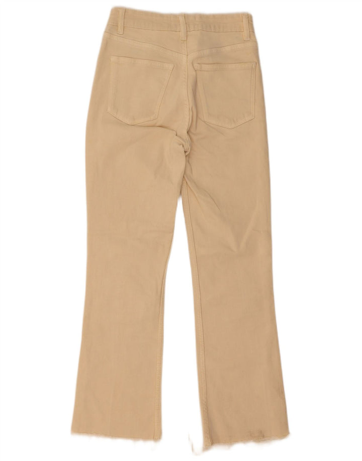 Zara Vaqueros Bootcut Mujer EU 34 2XS W24 L27 Beige