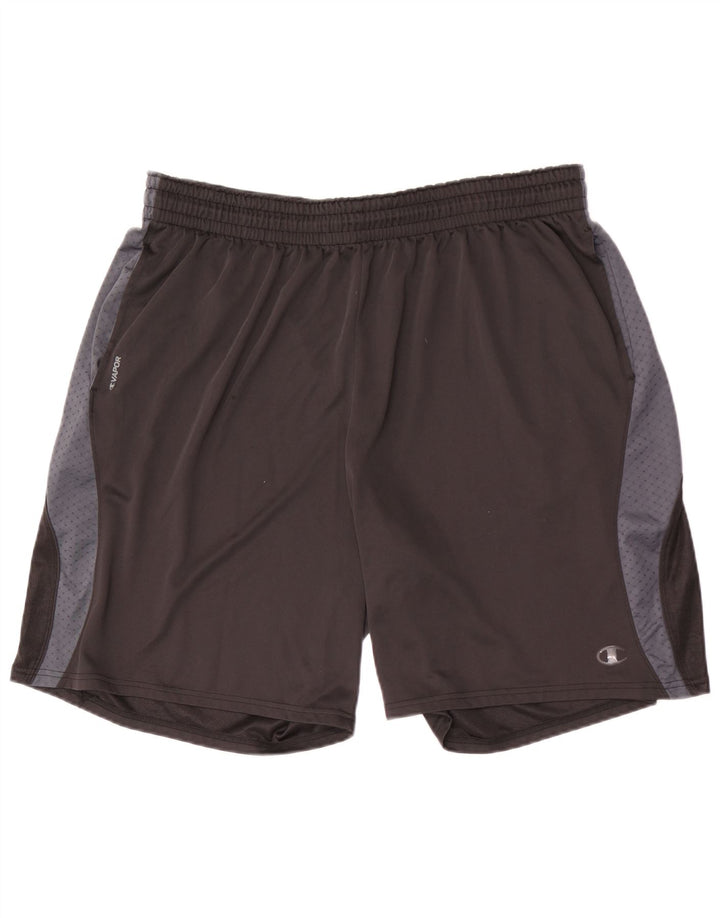 Champion Pantalones cortos deportivos para hombre 2XL Poliéster color negro