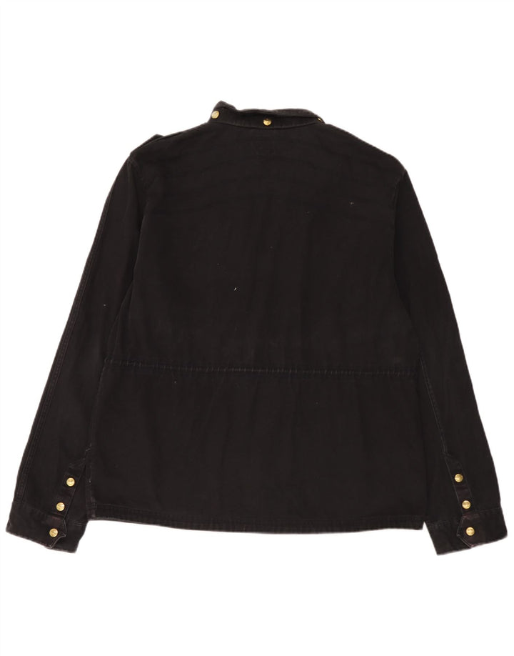 Adidas Chaqueta militar para hombre Reino Unido 40 Grande Algodón negro