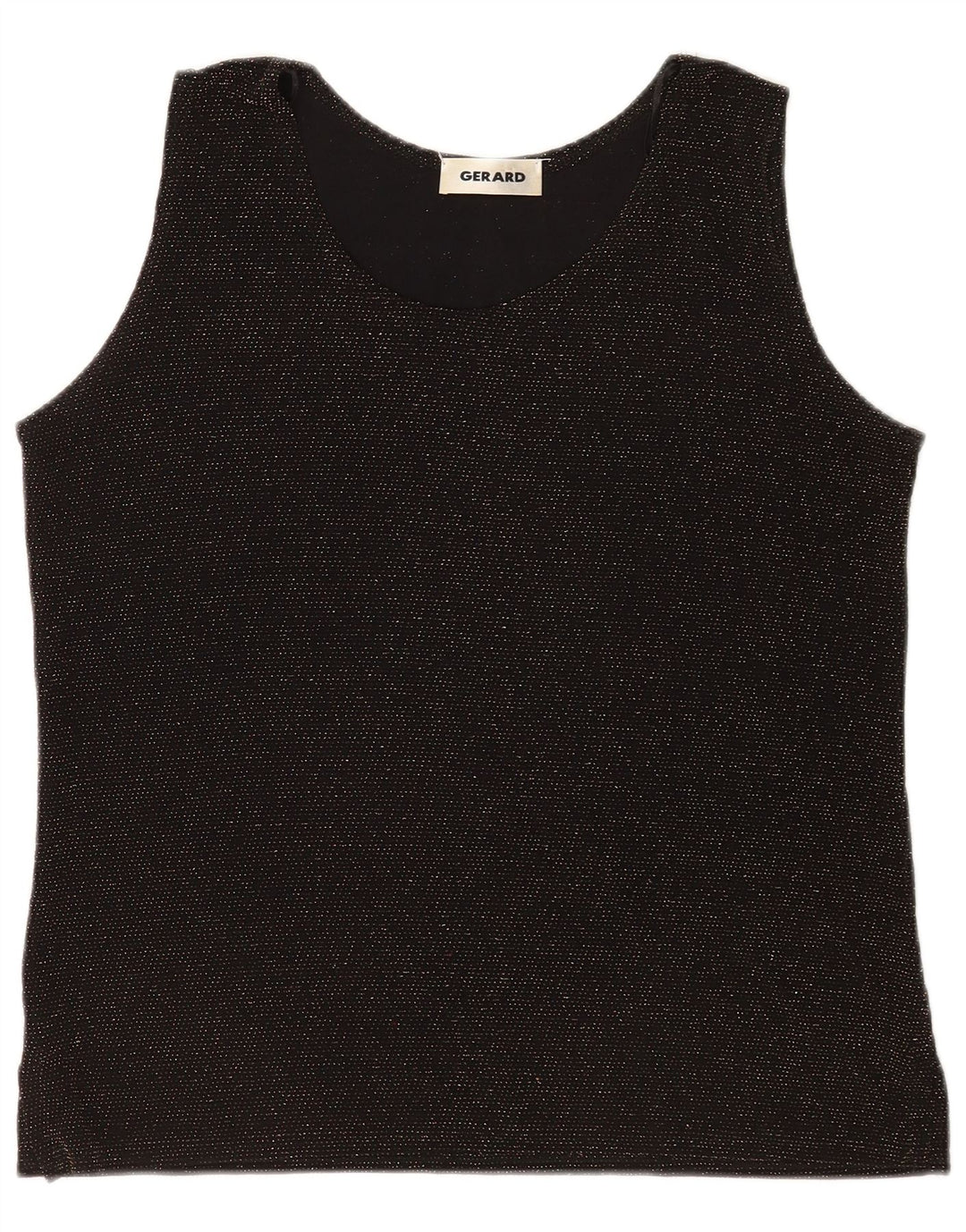 Gerard Blusa sin mangas para mujer Top UK 44 Mediano Moteado negro