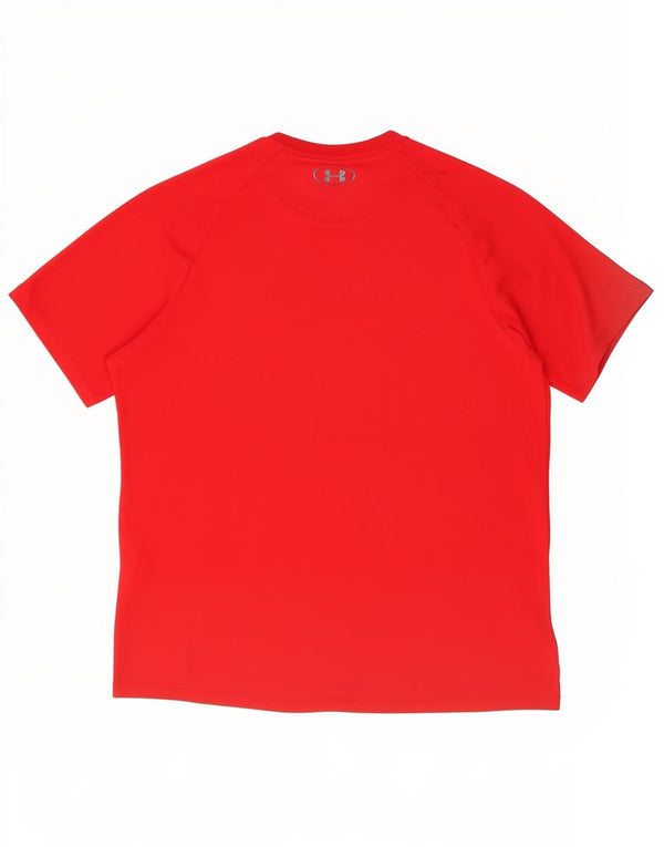 Camiseta Under Armour Hombre Top Large Poliéster Rojo Deportes