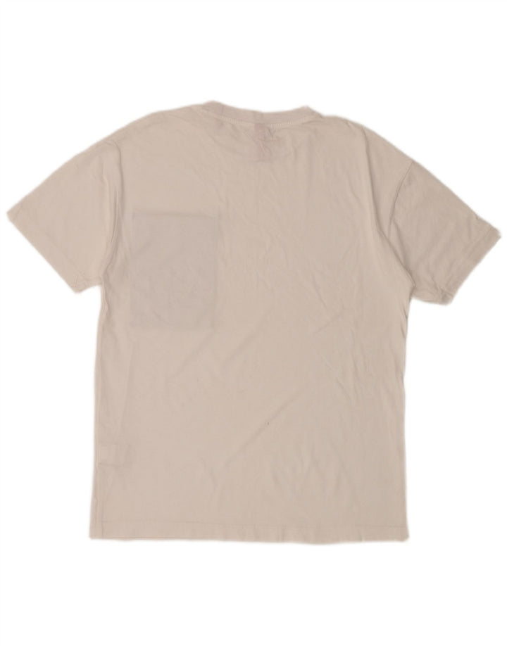 KAPPA Camiseta Hombre Top Medium Blanco Algodón