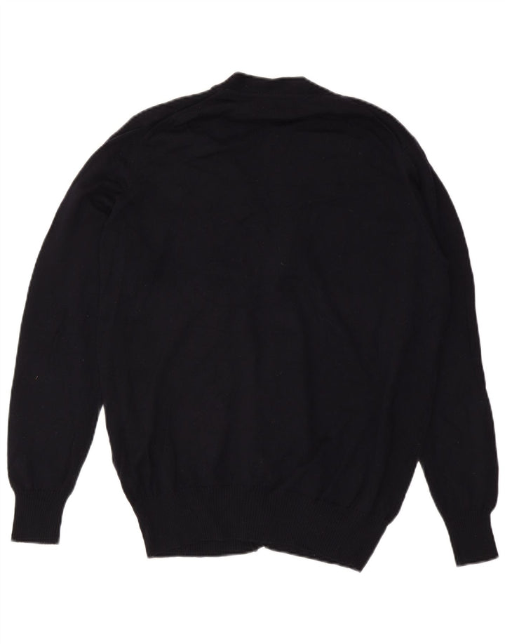 Zara Hombre Jersey Cárdigan XL Azul Marino