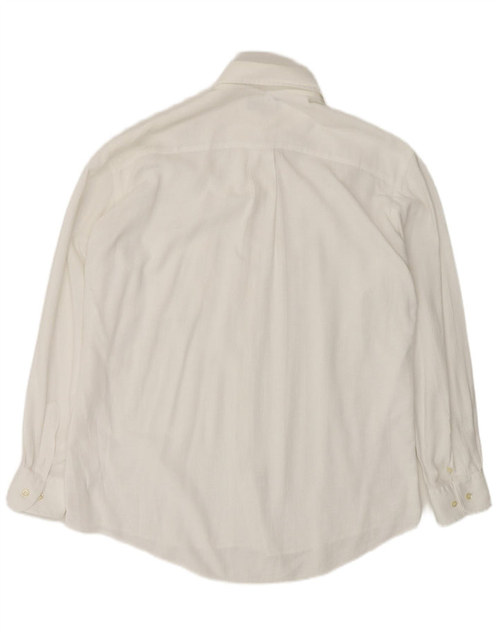 Camisa Trussardi Hombre Grande Blanco