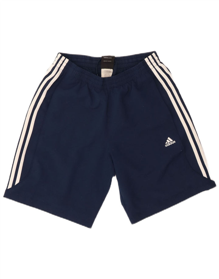 ADIDAS Mens Climalite Sport Shorts Pequeño Azul Marino Poliéster