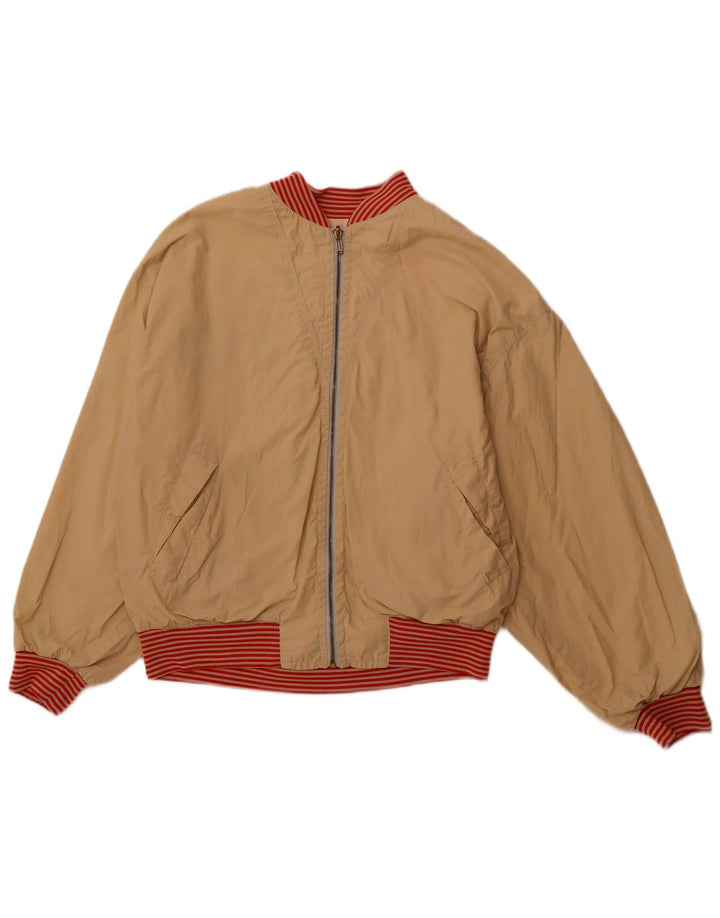 QUARRY Chaqueta reversible gráfica para hombre UK 42 XL Algodón blanco roto