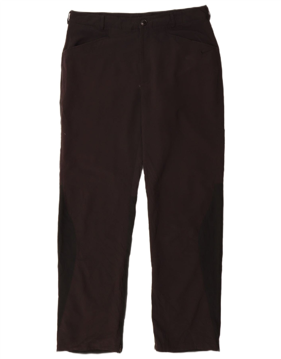 Pantalones informales rectos NIKE para hombre W34 L32 Poliéster negro