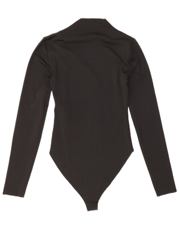 Zara Body Manga Larga Mujer UK 8 Small Poliéster Negro