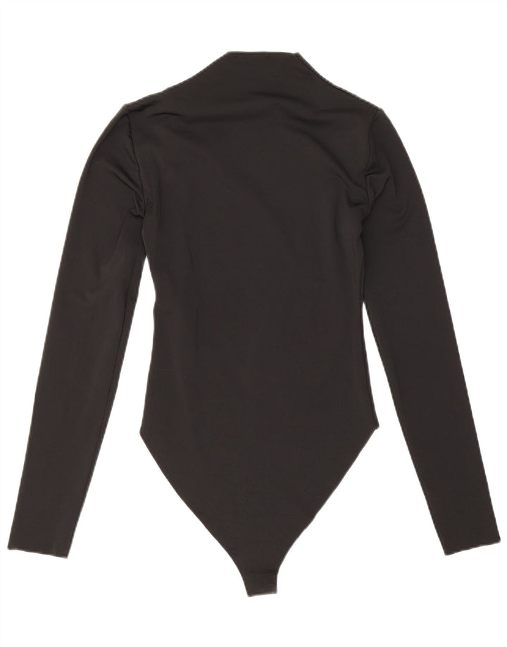 Zara Body Manga Larga Mujer UK 8 Small Poliéster Negro