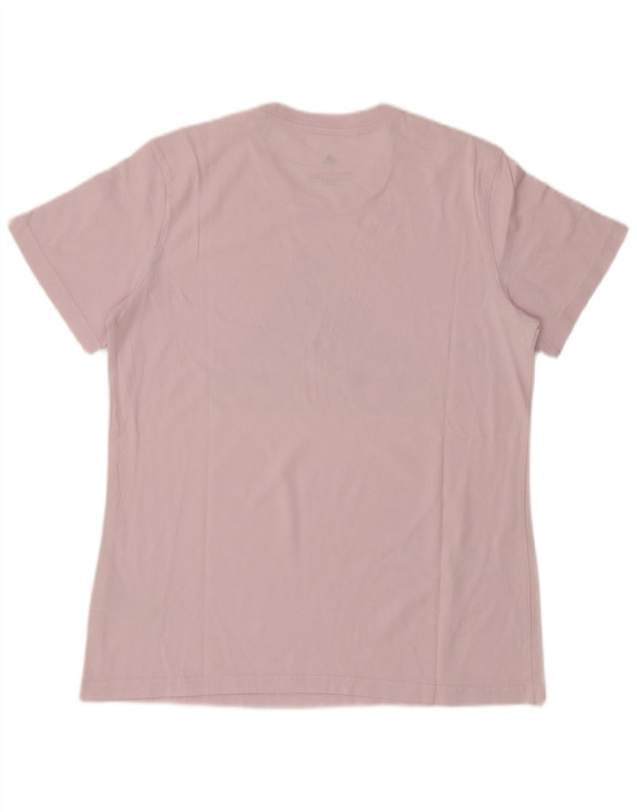 ADIDAS Camiseta gráfica para mujer Top UK 16/18 Grande Rosa Algodón