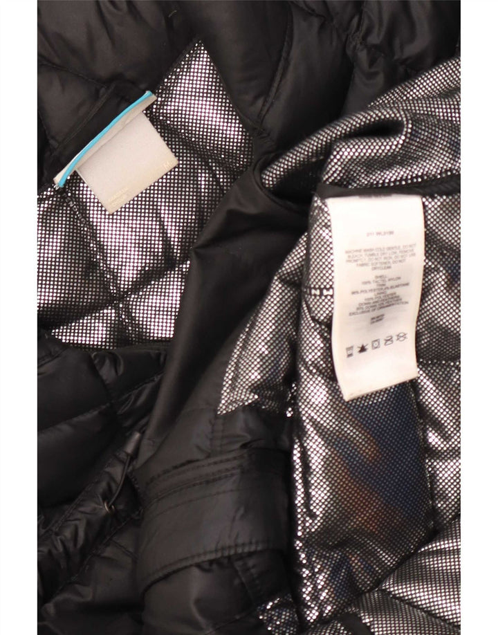 Columbia Chaqueta acolchada para hombre ES 38 Mediana Nylon color block negro