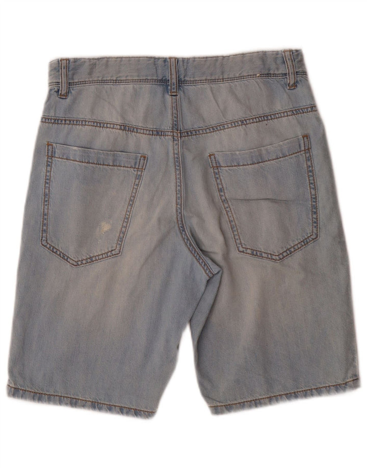 Benetton Shorts Vaqueros para Niño 11-12 Años 2XL W28 Azul Algodón