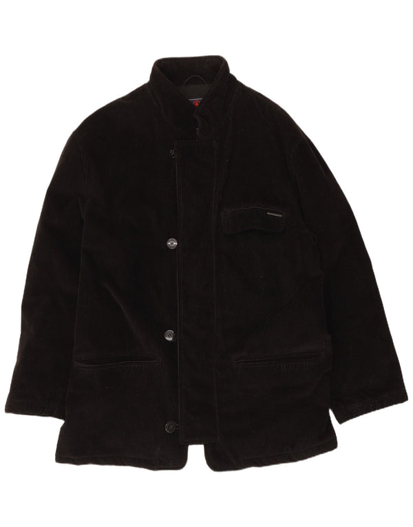 Ivy Oxford Chaqueta de pana de corte regular para hombre EU 54 2XL Negro