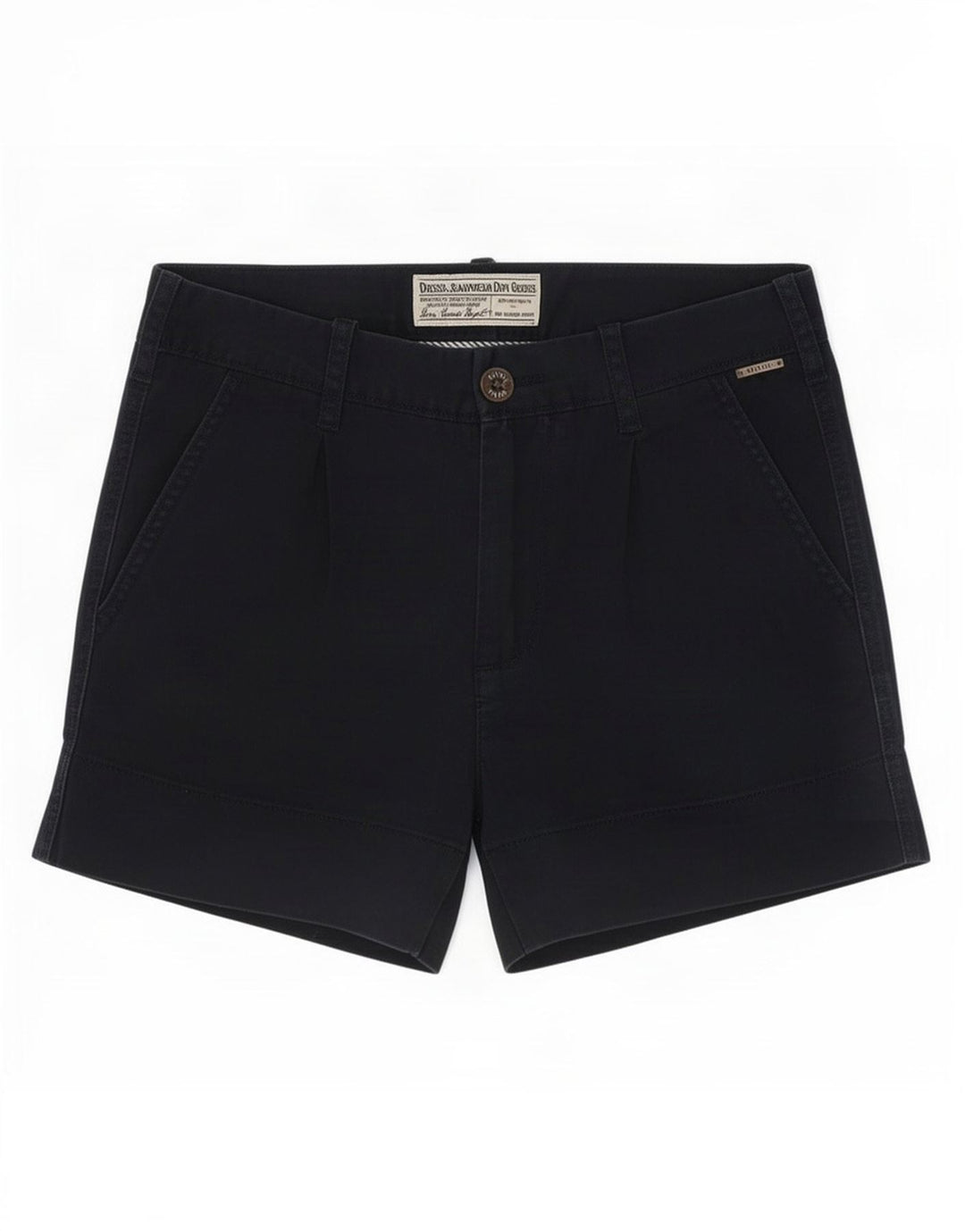 Diesel Pantalones Cortos Chinos Para Mujer W26 Small Azul Marino Algodón