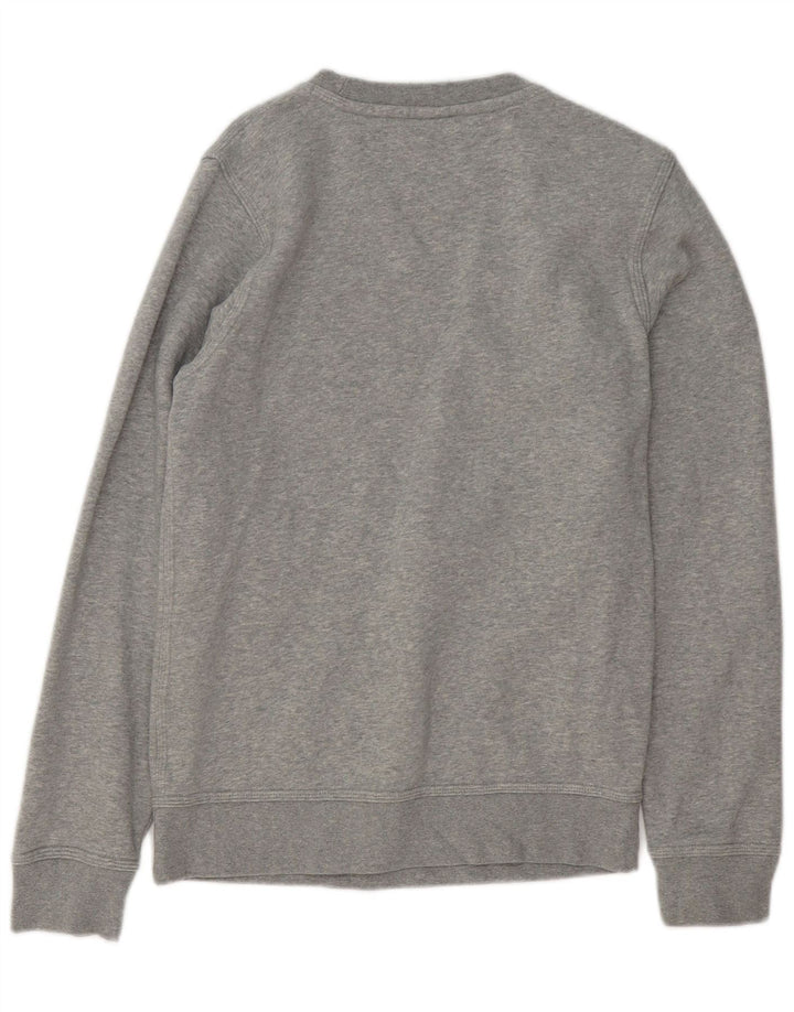 Nike - Sudadera tipo jersey para hombre, talla pequeña, algodón moteado gris