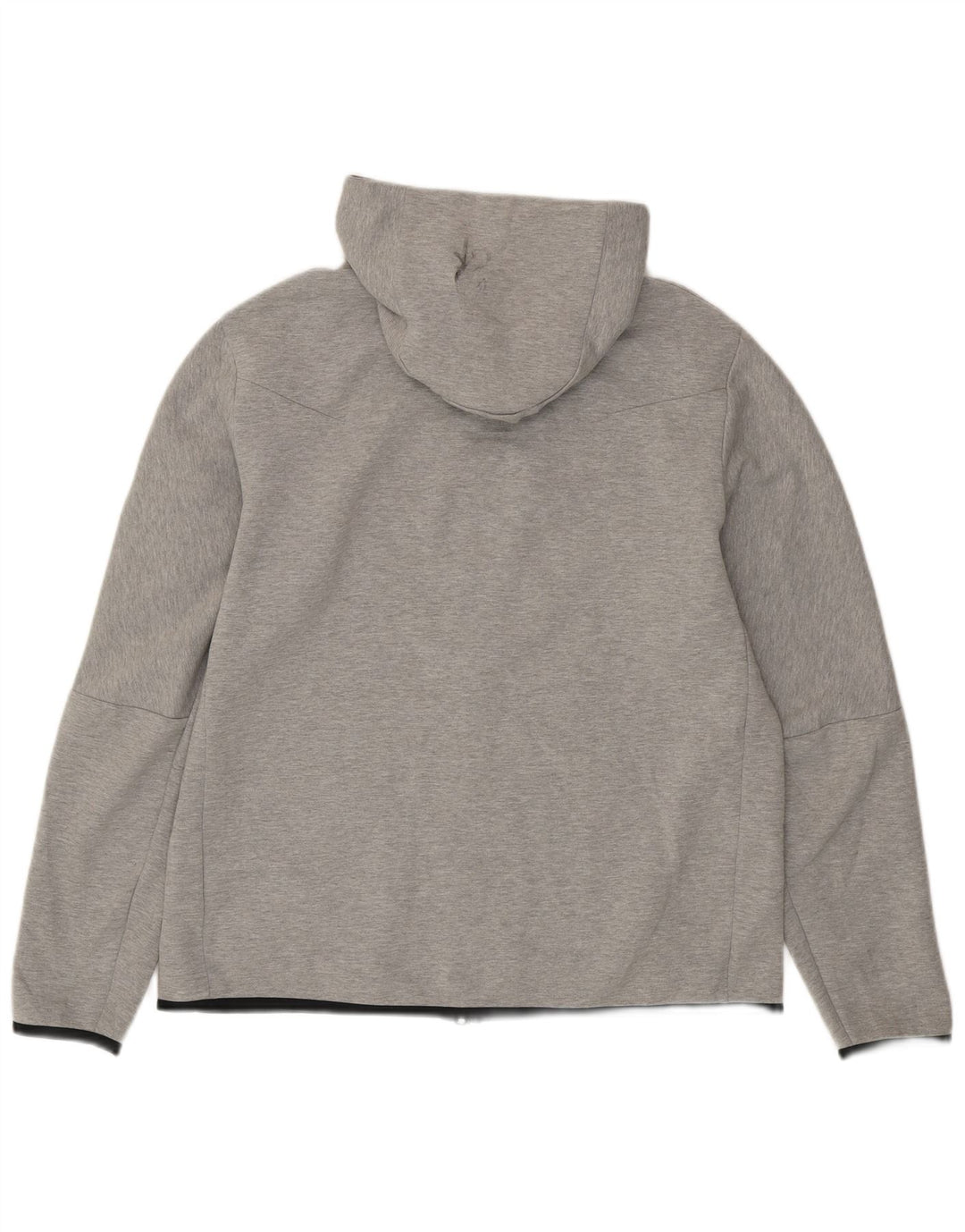 NIKE Sudadera con capucha y cremallera para hombre, talla grande, algodón gris