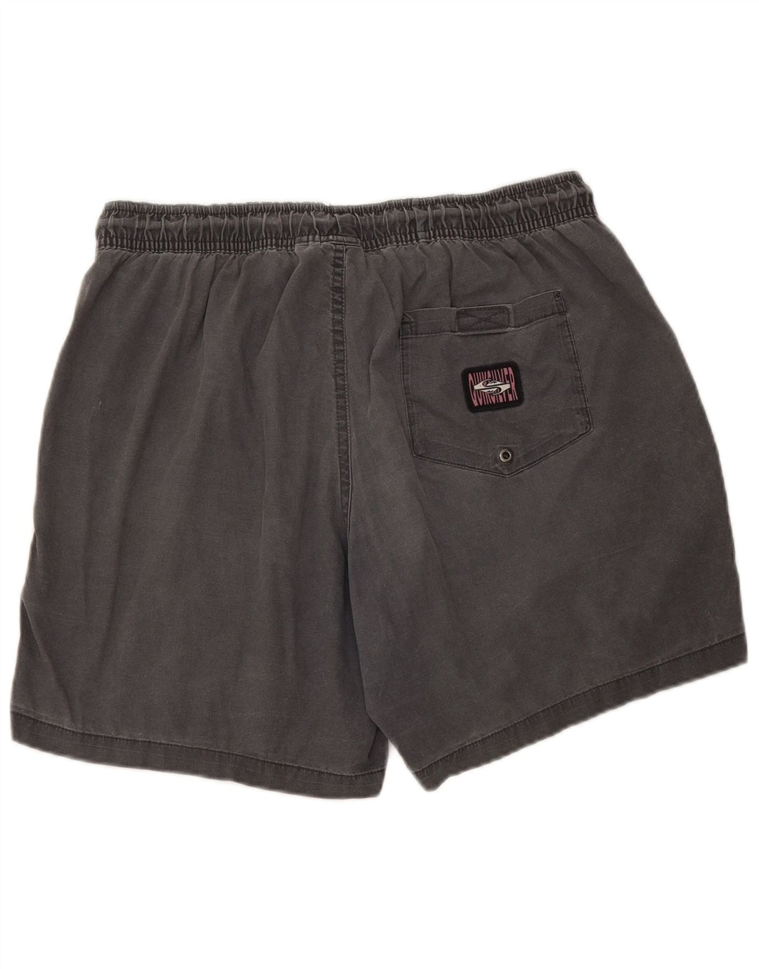 Pantalones cortos chinos Quiksilver para hombre medianos W32 algodón gris